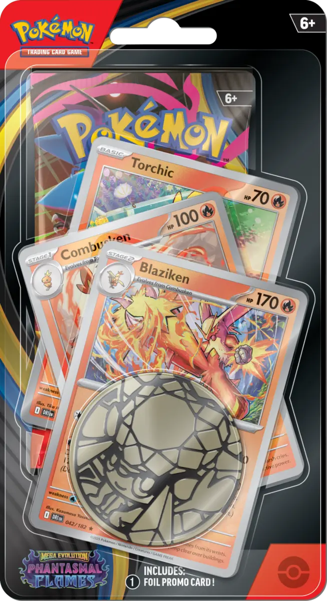 Pokémon Phantasmal Flames: Blaziken Premium Checklane Blister